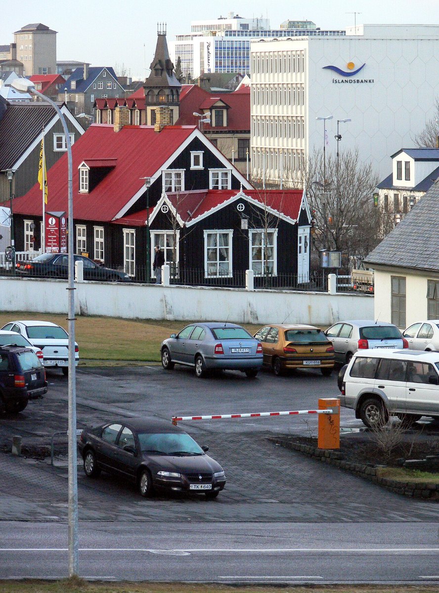 Lækjarbrekka í Bankastræti, janúar 2006.