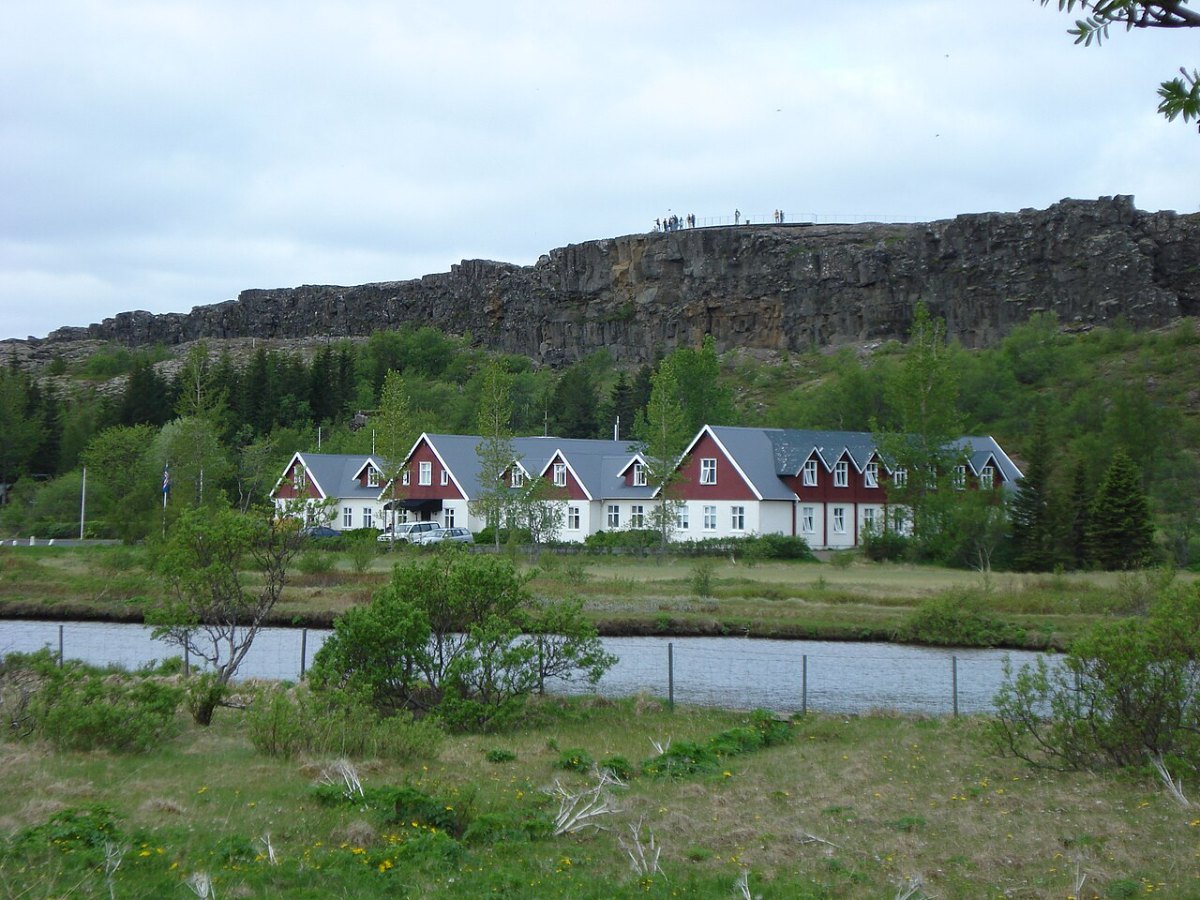 Hótel Valhöll á Þingvöllum, júní 2007.