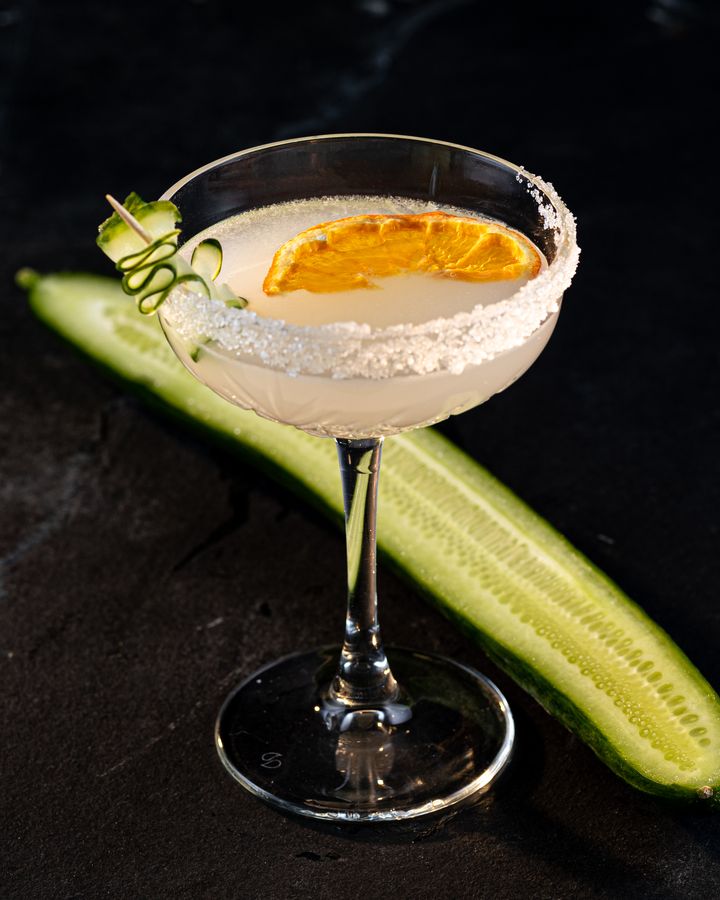 Gúrku- og myntu Gimlet