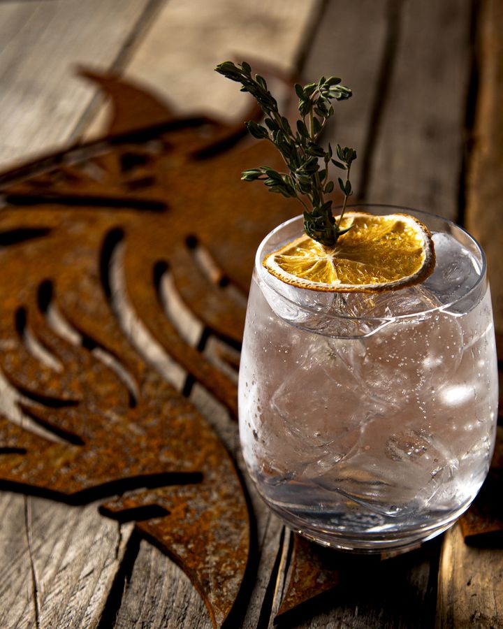 Appelsínu- og timían G&T
